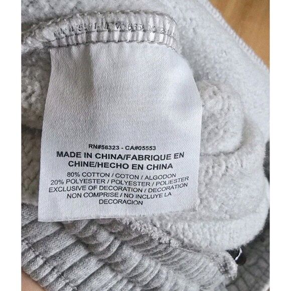 Air Jordan Sweatpants Mens Small Gray Baggy Wide Leg Casual Jumpman Fleece Lined - Picture 8 of 10